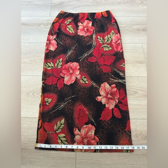 VINTAGE CARDUCCI Floral Patterned Skirt 💐🌹🥀🏵️ - Picture 3 of 8
